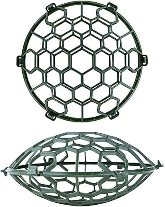 Floral Cage Arranger for Flowers l Bouquet Floral Cage l Pillow Floral Cage for Centerpieces and Vases l Sell in Set of 2 (6", Pillow) (334-96-07)