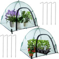 2pack Pest Guard Cover,22.8x22.8x22.8 Inches Garden Mesh Plant Cover Insect Bird Barrier Netting Mesh Outdoor Mesh Plant Enclosure Plant Tent Cover Pest Protection Guard for Fruit Vegetables