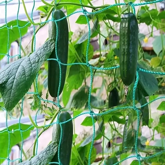 Garden Netting & Trellis Netting Garden Net for Climbing Plants Grape Tomato Green Bean Cucumber Trellis Outdoor Garden Trellis (6.6 ft x 16.4 ft)