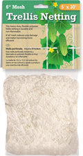 Hydrofarm HGN30 Flexible String, 5' x 30', 6' Trellis Netting, 5'x30', 6" Mesh