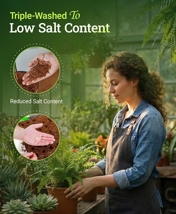 FoxFarm BushDoctor Coco Loco Soil Potting Mix, Triple-Washed for Reduced Salt, Retains Water, Includes Bat Guano & Earthworm Castings - Ideal for All Gardens 12 Quart (2 Pack)