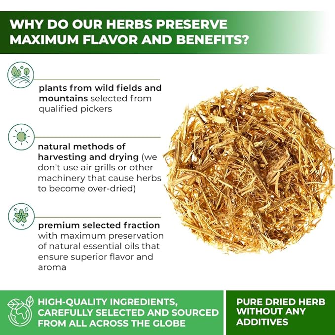 4 oz. Nettle Root Dried Stinging Herbal Tea - 113g Stinging Nettle Root Herb Tea Raíz De Ortiga
