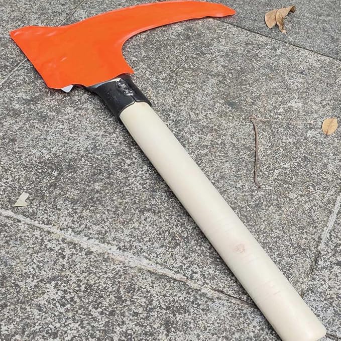Scythe Tool，Sickle Garden Tool，Scythe Weapon,Long Handle Sickle
