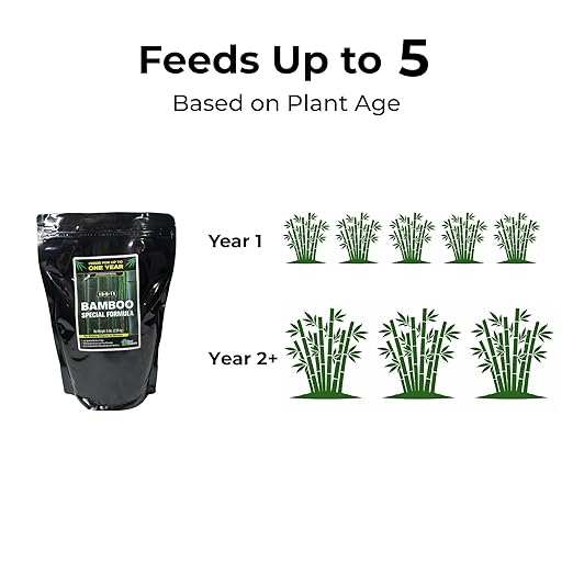 Bamboo Special 12 Month Control Release 13-5-11 High Nitrogen Fertilizer - 5 Pound Package