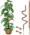 2 Pack 35 Inch Moss Pole, Bendable Moss Pole for Plants Monstera, Tall Moss Poles for Climbing Plants Indoor, Large Support, Garden Trellis Stick Stakes for Plants