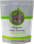 Perfect Plants Organic Seed Starter Soil Mix 4qt. | Contains Worm Castings and Mycorrhizae | Balanced Seed Sprouting Medium