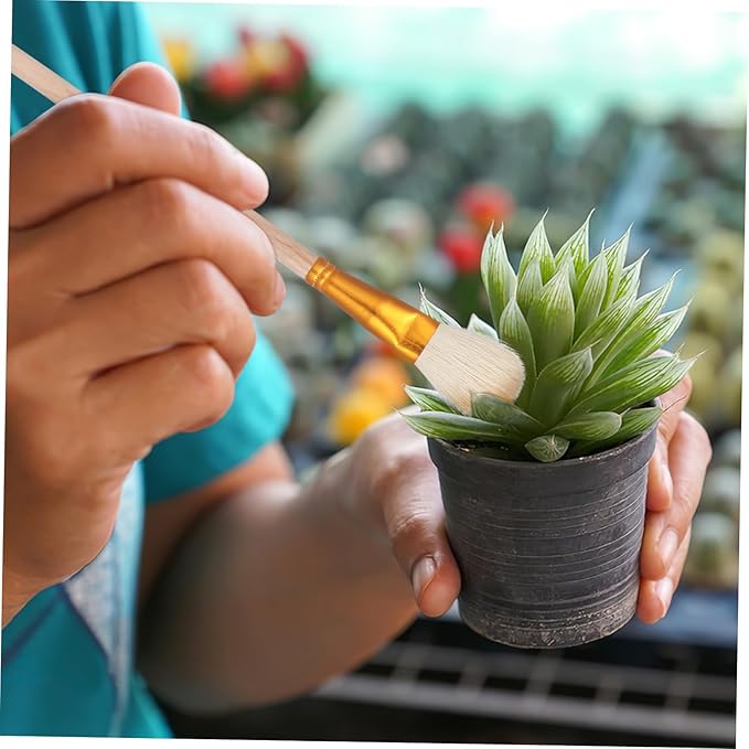 YARNOW Pollination Brush for Plants Hand Pollination Tool for Fruit Tree and Vegetable Garden Bee Pollinator Pen for Efficient Pollinating 7.87 Inch Length