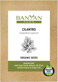 Banyan Botanicals Organic Cilantro Seeds – for Planting Cilantro from Seed – Coriandrum Sativum – 100 Count – Easy to Grow Open Pollinated Non-GMO Cilantro Seeds