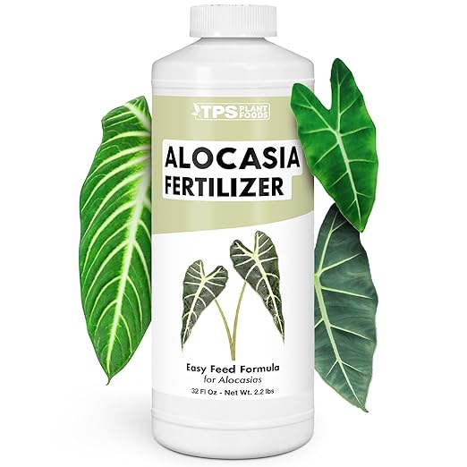 Alocasia Fertilizer – Liquid Plant Food for Bigger Leaves, Stronger Roots & Healthy Tropical Growth, 32 oz
