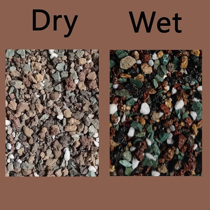 Mix Horticultural1.5lbs Lava Rocks Mixed Potting Soil for Plants Bonsai Succulents and Cacti Soil Decoration Gravel Volcanic Pumice Stones for Terrarium, Top Dressing, Fairy Gardening