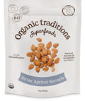 Organic Traditions Apricot Kernels – Sundried - Natural Source of Vitamin B17 – Sweet & Bitter Raw Apricot Seeds – 16oz