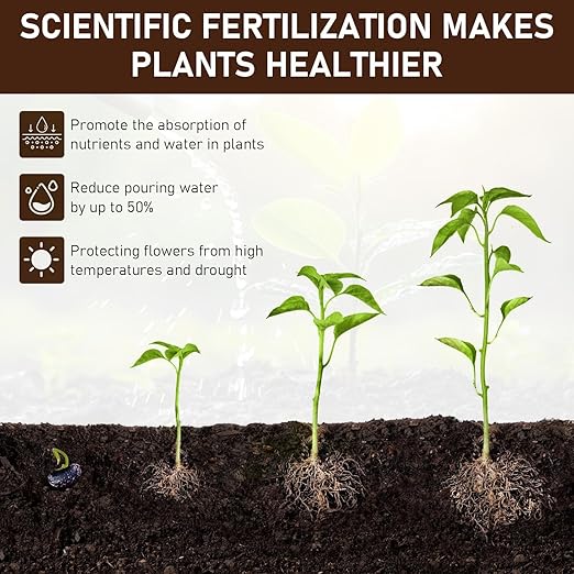 2PCS Soil Activators, Organic Soil Activators and Plant Fertilizers, Garden Beds for Cultivation, Potting Mix and Seedling Compost, Promoting Plant Rooting 60g