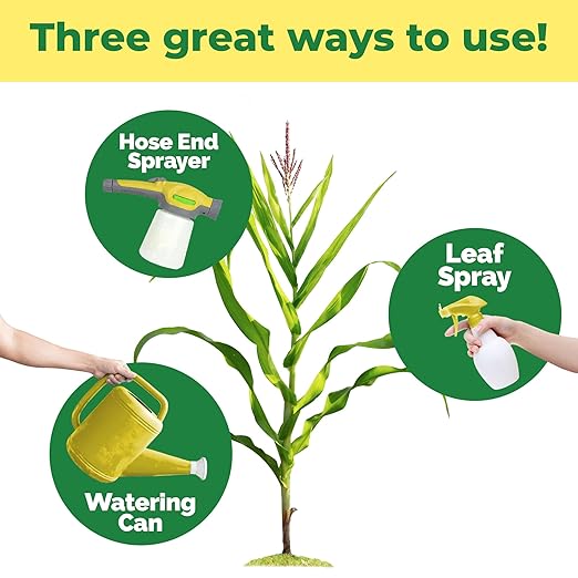 Corn Fertilizer – Liquid Plant Food for Bigger Ears, Strong Stalks & Healthy Kernel Development, 1 Gallon
