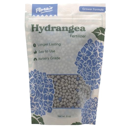 Hydrangea Fertilizer - Nursery Grade - Controlled Release - Works on All Varieties of Hydrangeas (6 oz.)