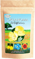 Created By Nature Oklahoma Wildflower Seed Mix, 17 Flower Varieties, 60,000 Seeds
