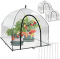 24.5″ *24.5″ *20.5″, Mini Greenhouse Winter Plant Warm Covers - Raised Bed Cover for Seed Starting, Warm Tent Freeze Protection Humidity Domes for Gardening & Winter Shelter and Protecting Plants 2pcs