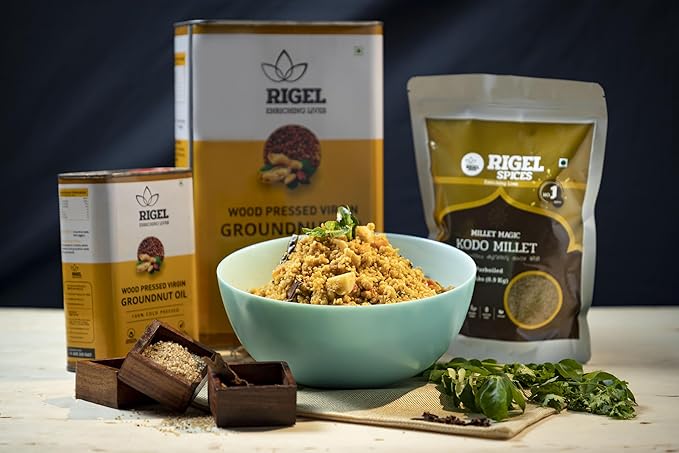 Rigel Spices Kodo Millet | 2lbs resealable pack | Varagu | Non GMO | Gluten Free | Rich in fiber