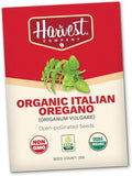 The Harvest Company Organic Seeds Collection – USDA Certified, Non-GMO, Open-Pollinated for Indoor & Outdoor Planting (Italian Oregano)
