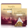Nepaya Chamomile Herbal Tea – 15 Pyramid Tea Bags, Himalayan Chamomile Flowers & Lemongrass, Biodegradable, Naturally Caffeine-Free Bedtime Tea, Non-GMO, Gluten-Free