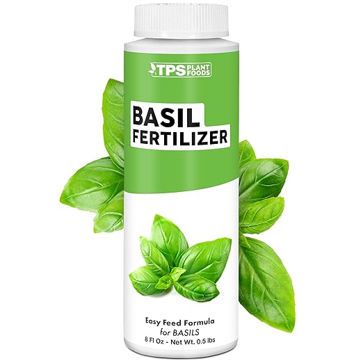 Basil Fertilizer – Liquid Plant Food for More Leaves, Fuller Plants & Fast Regrowth, 8 oz