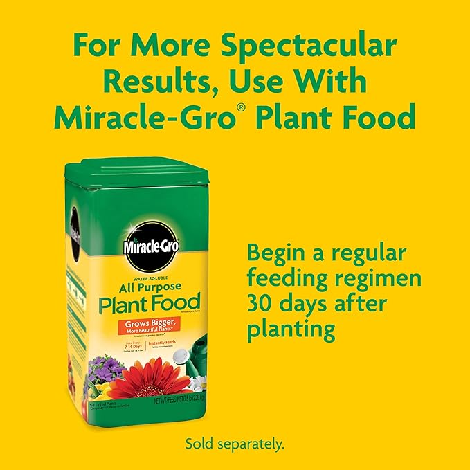 Miracle-Gro Garden Soil All Purpose, For In-Ground Use, Feeds up to 3 Months, Amends Vegetable, Flower and Plant Beds, 1 cu. ft.