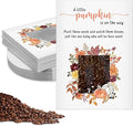 Fumete 50 Pack Baby in Bloom Seed Packets Baby Shower Party Favor for Guest Envelopes Kraft with Clear Window Resealable Seed Organizer Storage Bag for Gender Reveal Party, No Seeds(Fall)