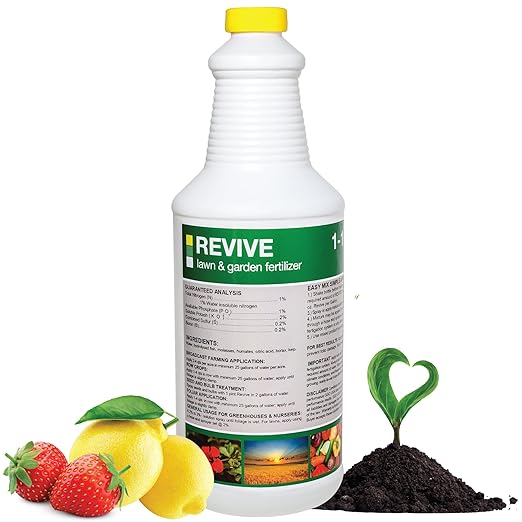 Organic Liquid Fertilizer for Plants – Boost Root Growth & Nutrient Absorption – Mycorrhizae + Soil Biology for Stronger, Healthier Plants – Garden, Vegetables, Indoor & Hydroponic (GGO Revive)