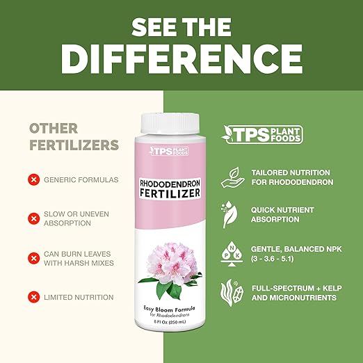 Azalea Fertilizer – Liquid Plant Food for Vibrant Blooms, Rich Green Leaves & Stronger Roots, 32 oz
