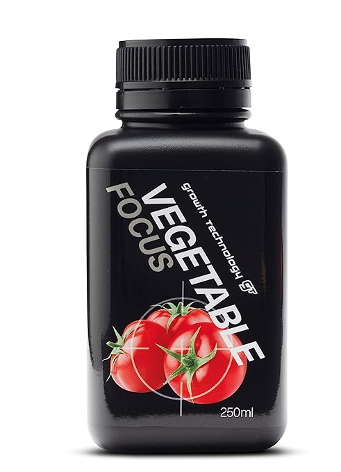 Growth Technology GT Vegetable Focus – Premium Liquid Plant Nutrient for Tomatoes, Cucumbers, Carrots, Green Beans, Radishes & Zucchini – Ideal for Outdoor & Container Gardens – 8.5 fl oz (250 mL)