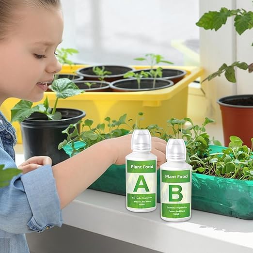Liquid Fertilizer for Plants, Hydroponic Fertilizer, Hydroponic Nutrients Plant Food, Plant Growth Plant Food for Hydroponics Growing System