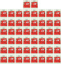 Set of 50 Radish China Rose Vegetable Seed Packs - 100% GMO Free - Heirloom - Black Duck Brand (50, Radish- China Rose)