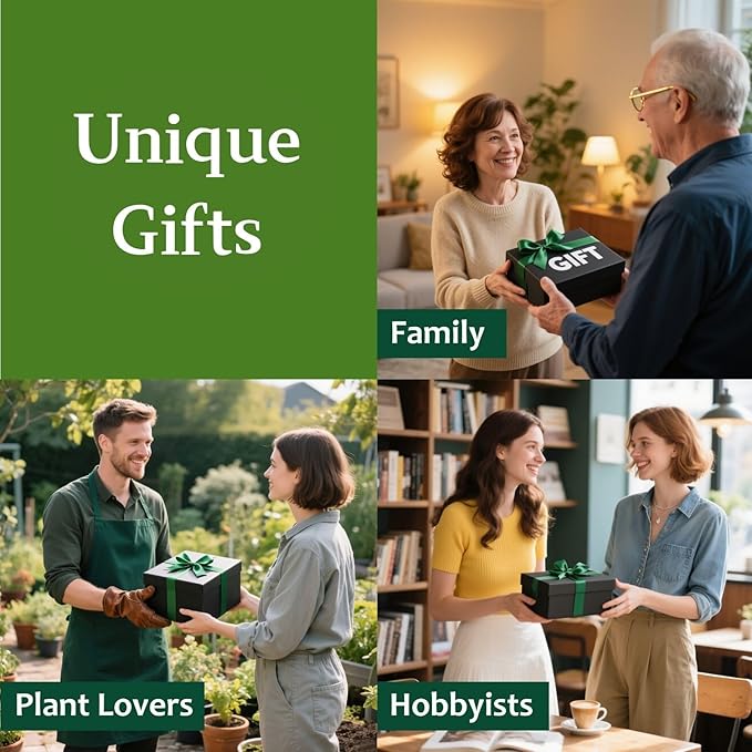 Organic Indoor Herb Garden Start Kit - Unique Gifts for Women, Valentine's Day Gift, Easy House Plant- Birthday for Women,House Warming Gift New Home- Fresh Herb Garden DIY Crafts for Adults