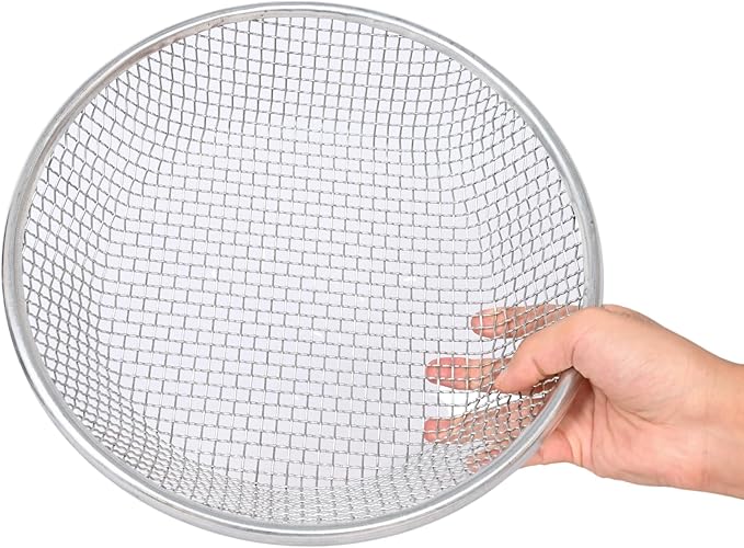 Soil Sifter for Garden Suitable for 5 Gallon Buckets (2 PCS 1/4in,1/8in)