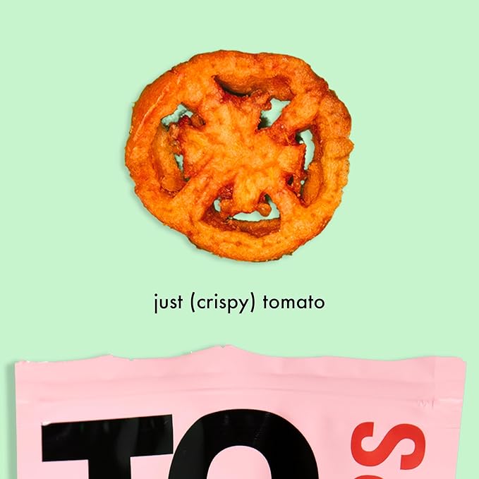 Root Foods Tomato Chips, Natural Veggie Snack, Non-GMO Vegetable Crisps, Good for Adults, Kids, Vegan, Gluten Free, Halal, Kosher 6 pack
