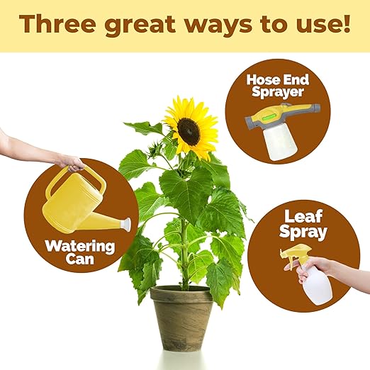 Sunflower Fertilizer – Liquid Plant Food for Bigger Blooms, Strong Stems & Vibrant Flower Color, 8 oz