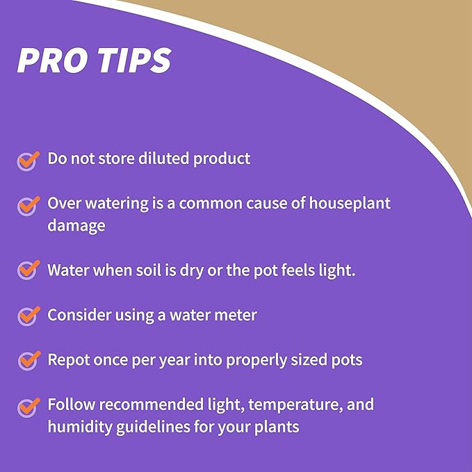 Bonide Houseplant Liquid Plant Food 10-10-10, 8 oz Concentrated Fertilizer for Indoors, Use Every Time You Water