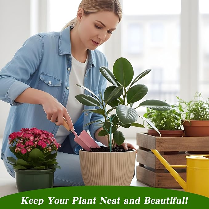 7 Pcs Monstera Plant Support, 11 Inch Plant Supports for Indoor Plants, Snake Plants Support Structures for Vine Training & Stem Stabilization, Monstera, Pothos, Philodendron