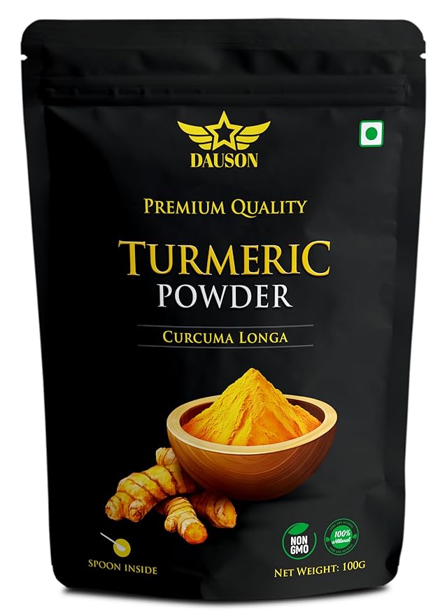 Turmeric Powder – 100% Pure & Natural | 3.53 Oz Finely Ground Turmeric Root | No Additives or Fillers | Aromatic, Earthy Flavor for Cooking | 25g Sample Available | Kitchen Essential for Global Cuisine