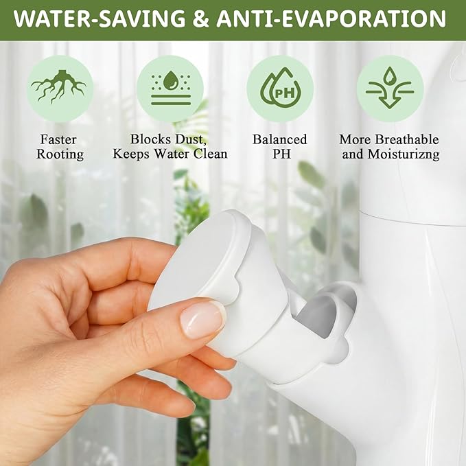 30 Pcs Caps Compatible with Gardyn Ypod Hydroponic System, Reusable Hydroponic Pod Accessories Plastic Covers for Vertical Growing Garden Towers