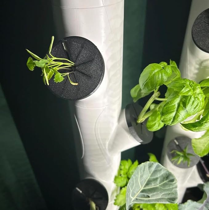 Hydroponic Plant Covers for Gardyn, Light Blocking, 12 Pack, Reusable, Dishwasher Safe