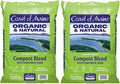 Coast of Maine Quoddy Blend, 1 cu ft (Pack of 2) Organic and Natural Compost Blend with Lobster and Crab - Improves and Revitilizes Soil