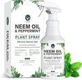 Neem Oil Plant Spray with Peppermint, 16oz Ready-to-Use, Natural Plant Protection, Multi-Purpose Botanical Spray for Indoor & Outdoor Use, Safe for Vegetables & Houseplants