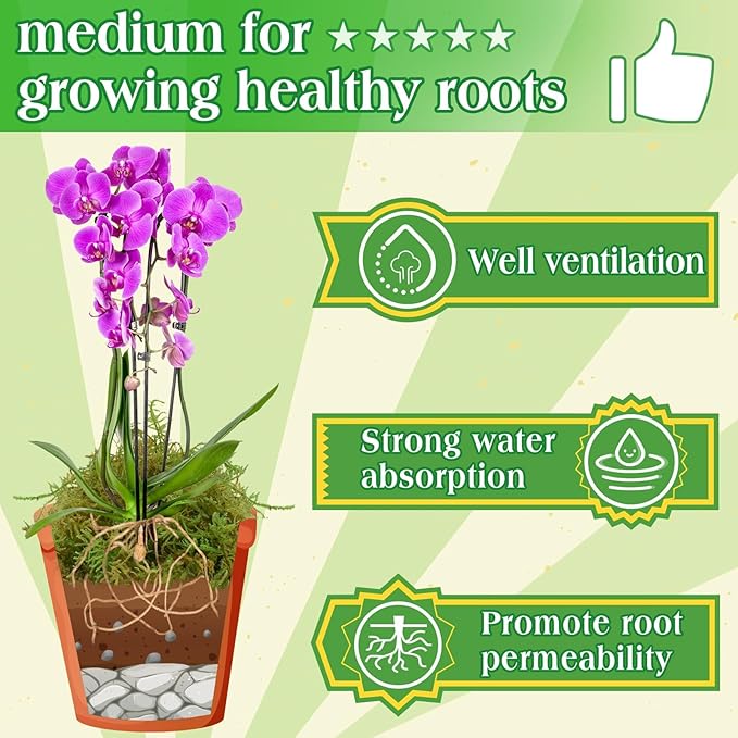 Halatool 9OZ Green Moss for Potted Plants, 12QT Orchid Moss Potting Mix, Forest Moss for Indoor Plants, Indoor Potting Plant Moss for Repotting Terrariums Garden Reptiles