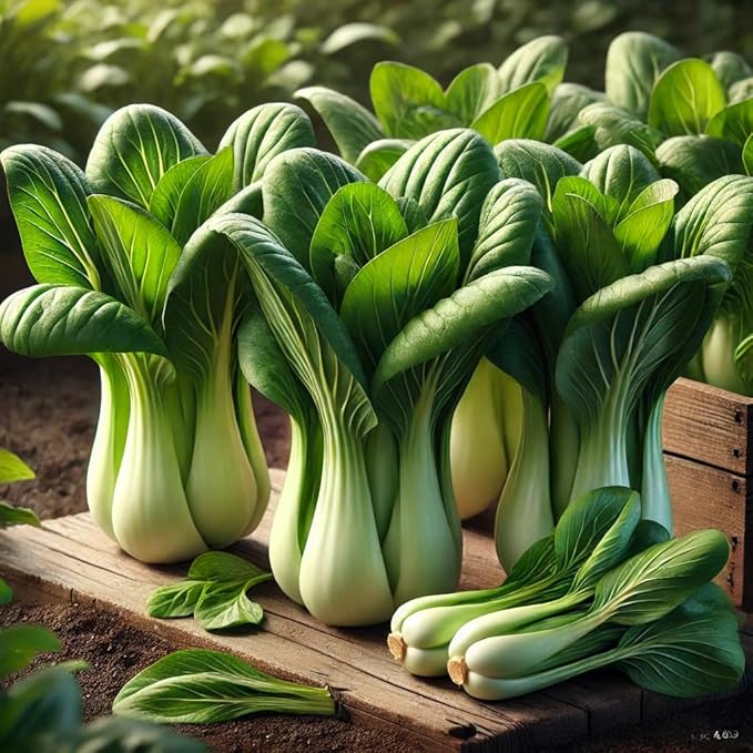 Bok Choy Seeds – Brassica Rapa | Fast-Growing & Nutrient-Rich | Annual | Crisp & Tender Asian Green Cabbage