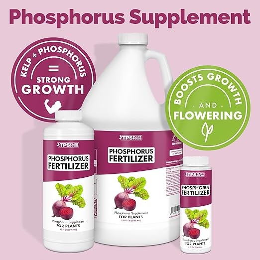 Phosphorus Fertilizer – Liquid Bloom Booster for Strong Roots, Bigger Blooms & Flower Development, 1 Gallon