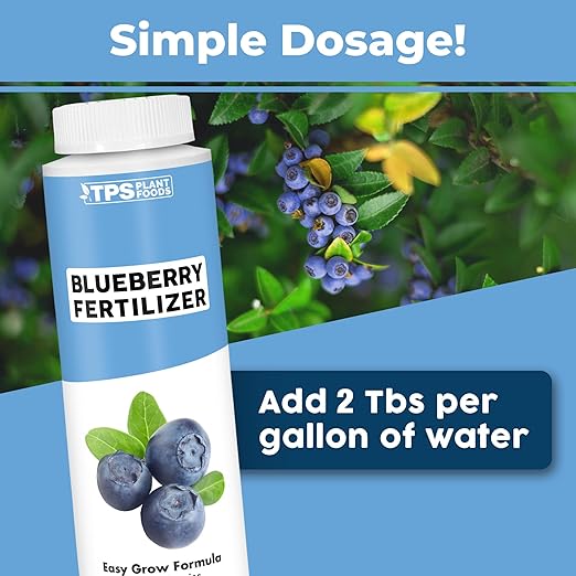 Blueberry Fertilizer – Liquid Plant Food for Bigger Berries, Better Fruit Production & Stronger Root Development, 8 oz