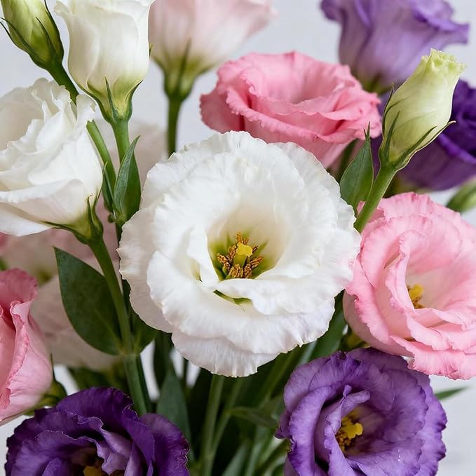1150+ Lisianthus Flower Seeds for Planting - Annual Lisianthus Non-GMO Flower Seeds Perennial Eustoma Cut Flower Plant Garden Home Ornamental Flower