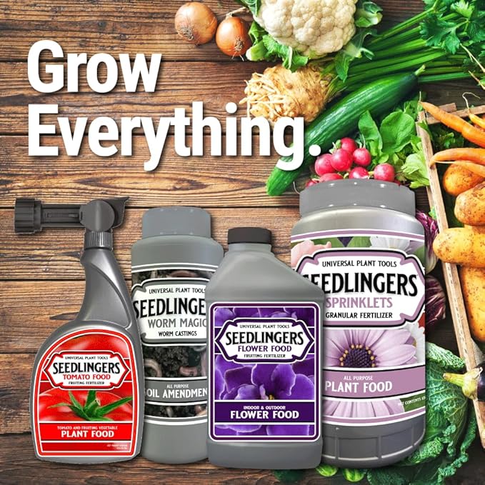 Seedlingers Super Yield Flower & Garden All Purpose Plant Food Ready to Spray Hose End