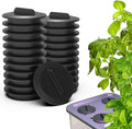 Plant Spacer Kit Compatible with Aerogarden,Plant Spacer Cover for Aerogarden Spacer Caps,for Indoor Hydroponic Growing System,Plant Grow Deck Openings, Round, 25 Pack, Black
