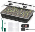 60-Cell Self-Watering Seed Starter Tray with Grow Light, Upgraded 1–24H Timer, Seed Trays with Humidity Dome, Indoor Gardening System, Starter Kit for Seeds, Plant Germination